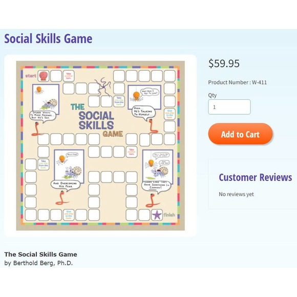 Social Skills Game, 8+ Yr Old, W-411 by Berthold Berg, Ph.D. (New in Sealed Box) - Picture 2 of 3